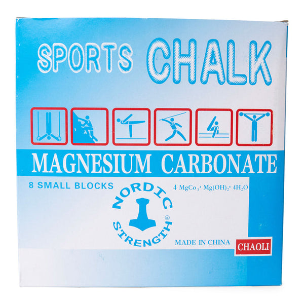 Sports kalk til fitness - Magnesium Carbonat (8 blokke)
