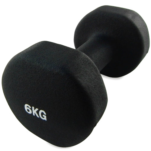 Håndvægt 6 kg aerobic (sort)