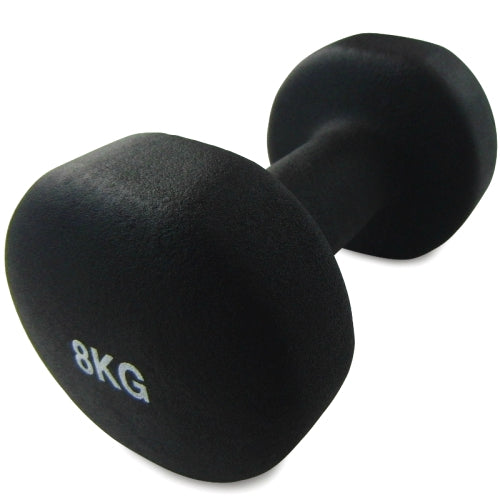 Håndvægt 8 kg aerobic (sort)