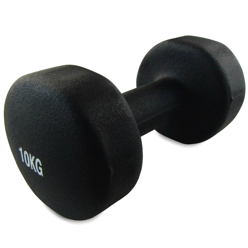 Håndvægt 10 kg aerobic (sort)