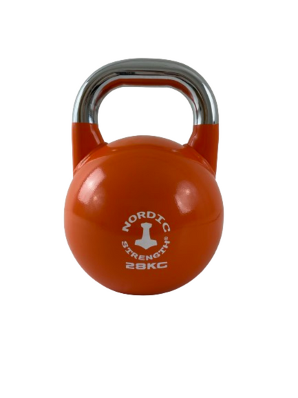 Competition kettlebell 28 kg - Orange - Nordic Strength