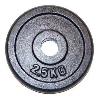 Vægtskive i jern - 2,5 kg (30 mm)